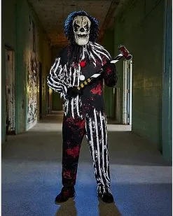 Spirit Halloween Adult Freakshow Clown Costume