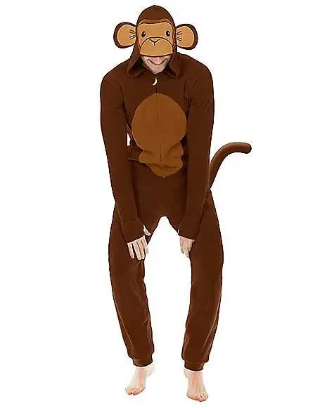 Spirit Halloween Adult Monkey Union Suit 1 Spirit Halloween Adult Monkey Union Suit