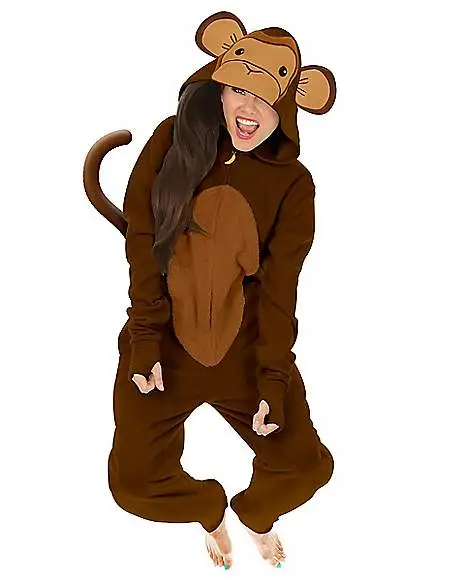 Spirit Halloween Adult Monkey Union Suit 2 Spirit Halloween Adult Monkey Union Suit - Image 2