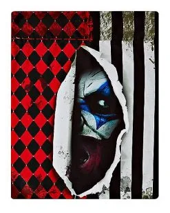 Spirit Halloween Scary Clown Pillow Case Treat Bag