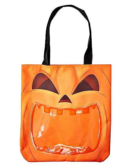 Spirit Halloween Pumpkin Window Tote Bag 2 Spirit Halloween Pumpkin Window Tote Bag - Image 2
