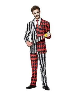Spirit Halloween Adult Twisted Circus Suit