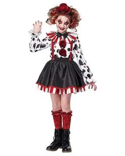 Spirit Halloween Kids Sinister Clown Costume