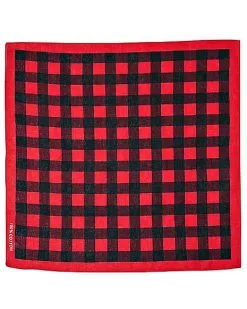 Spirit Halloween Red And Black Buffalo Plaid Bandana