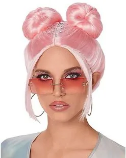 Spirit Halloween Space Cowgirl Buns Wig