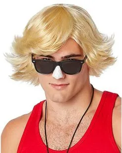 Spirit Halloween Blonde Shag Wig