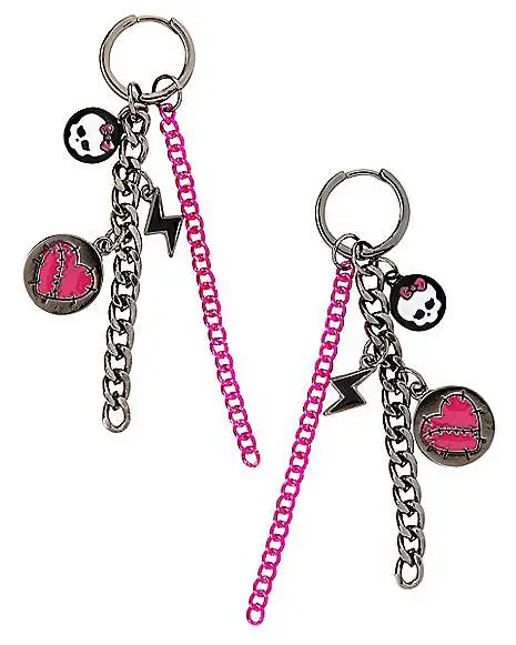 Spirit Halloween Monster High Chain Earrings 1 Spirit Halloween Monster High Chain Earrings