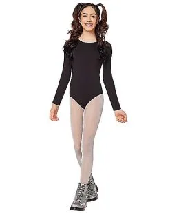 Spirit Halloween Kids Black Bodysuit